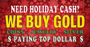 Larger image for 72 x 28 - Red - Holiday Cash Banner