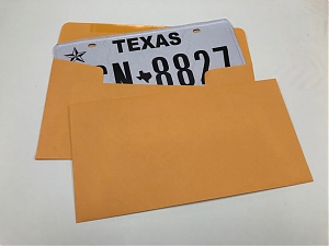 Additional images for License Plate Envelopes - Blank