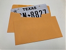 Order License Plate Envelopes - Blank